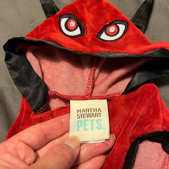 Martha Stewart Red Devil Pet Costume - Picture 3 of 9